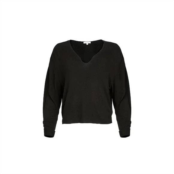 NEW Z SUPPLY women's alpine marled pullover in black - Picture 2 of 4